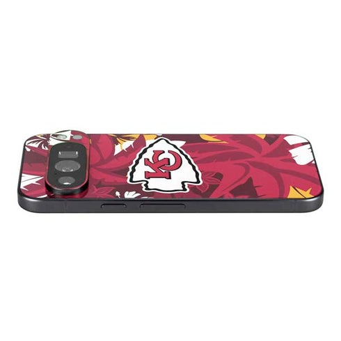 NFL Kansas City Chiefs Tropical Print Pixel 9 Pro XL Skin